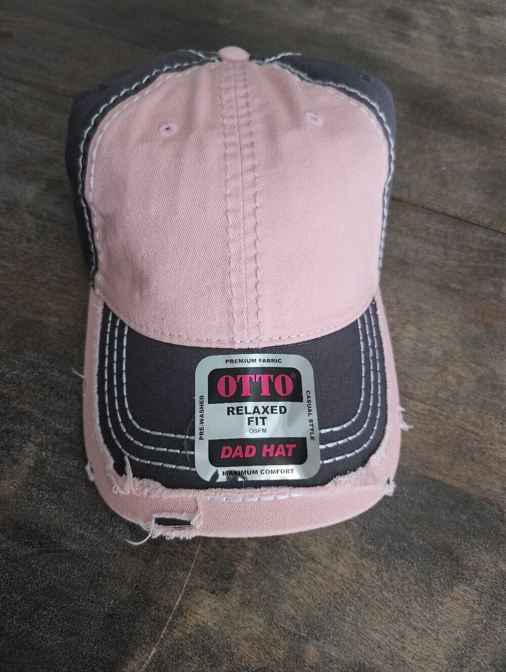 NWT Otto Pink And Grey Trucker Hat